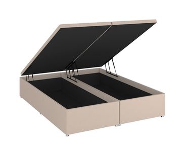 Base Sommier Baú Nobuck Queen